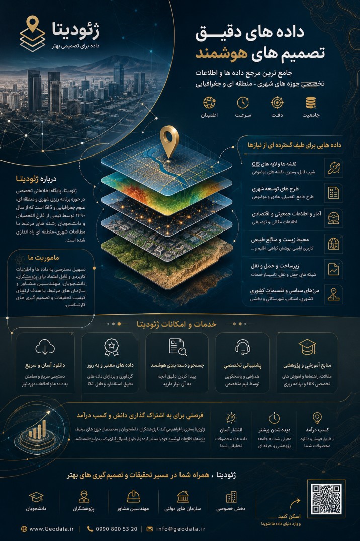 اطلس دیجیتال ایران؛ دانلود جامع‌ترین داده‌ها و نقشه ها مکانی ایران